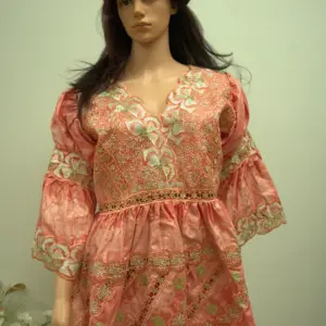 African Peplum Lace Gown