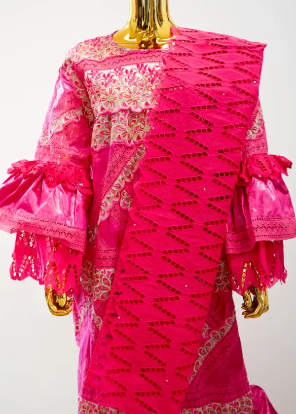 Grand Boubou Dress with Ipele - Image 5