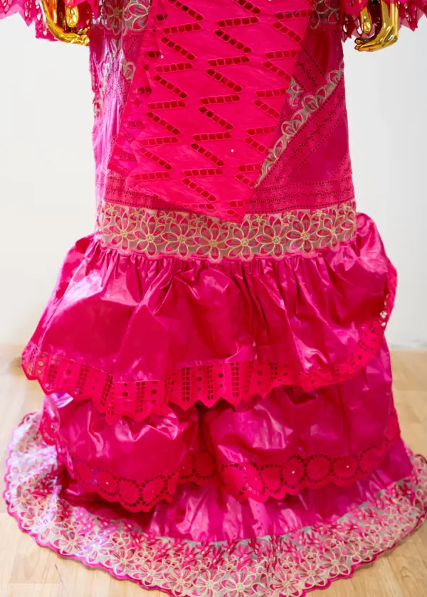 Grand Boubou Dress with Ipele - Image 4