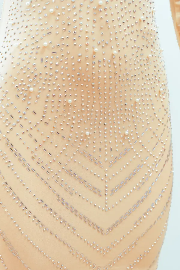 Rhinestone Cocktail Dress - Image 3