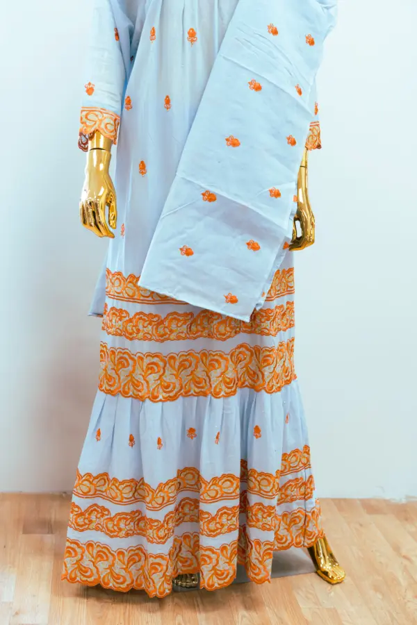 Three-Piece African Lace Ensemble - Image 5