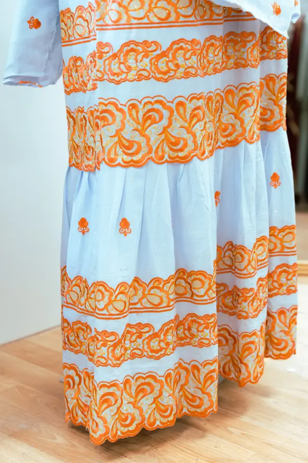 Three-Piece African Lace Ensemble - Image 3