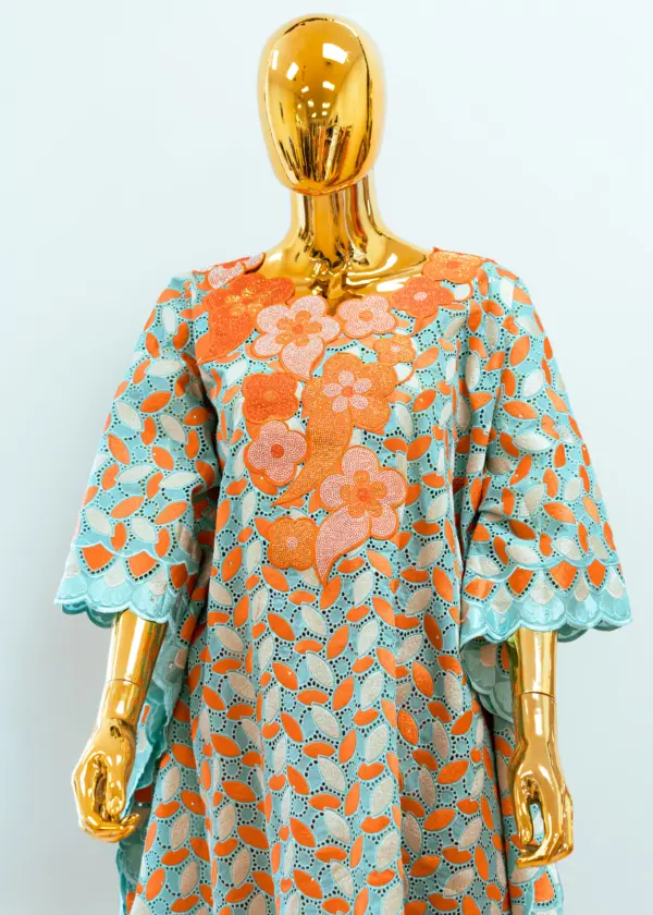 Three-Piece African Lace Ensemble - Image 5